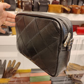 کیف تکه دوزی چرمی زنانه مشکی مدل C5۷۰