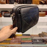 کیف تکه دوزی چرمی زنانه مشکی مدل C5۷۰