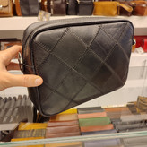 کیف تکه دوزی چرمی زنانه مشکی مدل C5۷۰