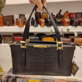 کیف زنانه بزرگ چرمی مجلسی کروکو مدل C629