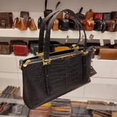 کیف زنانه بزرگ چرمی مجلسی کروکو مدل C629