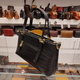 کیف زنانه بزرگ چرمی مجلسی کروکو مدل C629