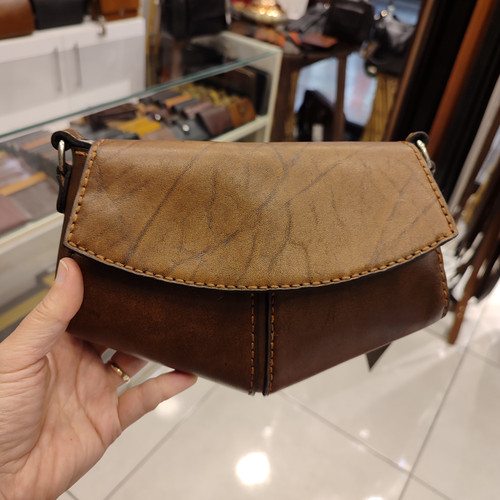 کیف مینیمال چرمی دست رنگ دست دوز مدل C6۳۰
