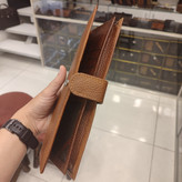 کیف دسته چک چرمی گاوی زبانه دار مدل C۶۵۱
