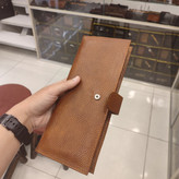 کیف دسته چک چرمی گاوی زبانه دار مدل C۶۵۱