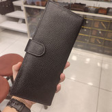 کیف دسته چک چرمی گاوی زبانه دار مدل C۶۵۲