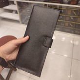 کیف دسته چک چرمی گاوی زبانه دار مدل C۶۵۲