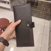 کیف دسته چک چرمی گاوی زبانه دار مدل C۶۵۲