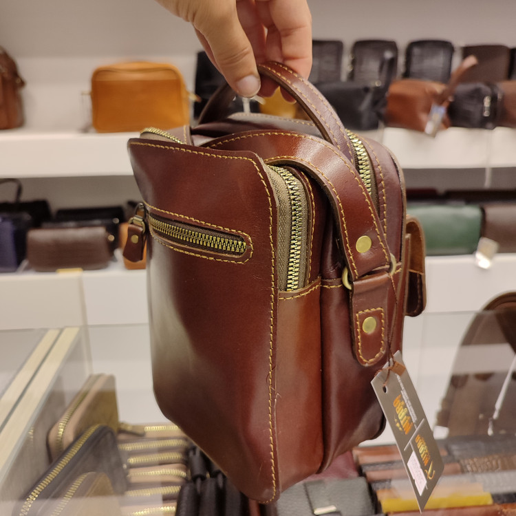 کیف رودوشی کوچک چرمی گاوی اعلا مدل C726
