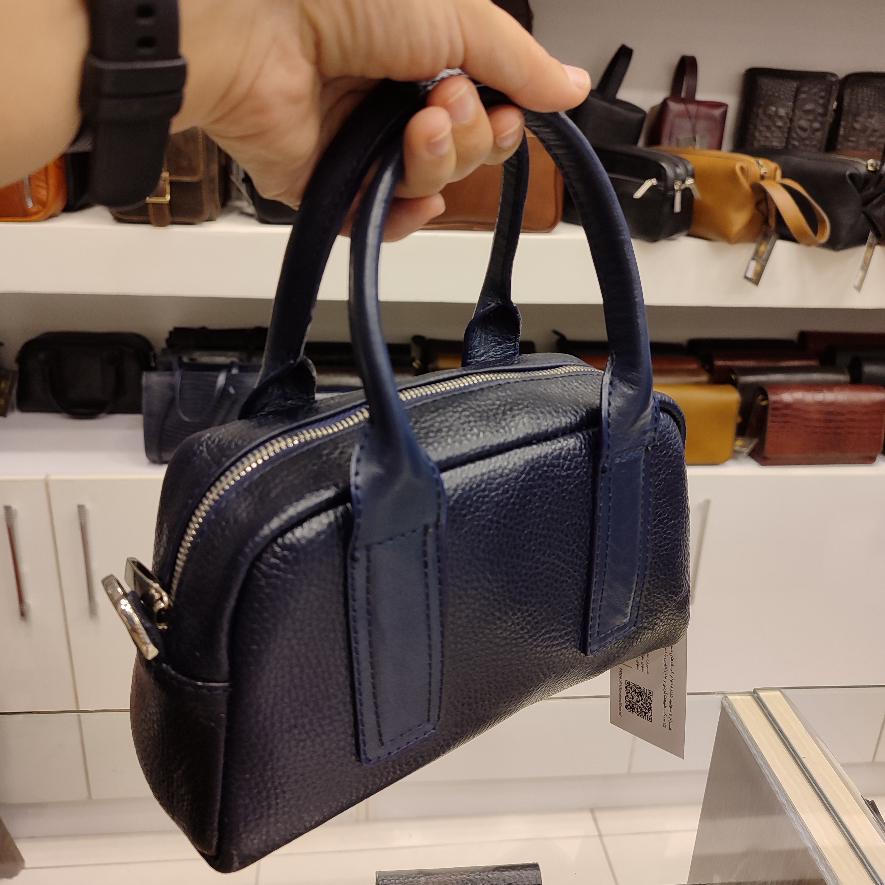 کیف دخترانه تاینی چرمی صندوقی دستی مدل C732