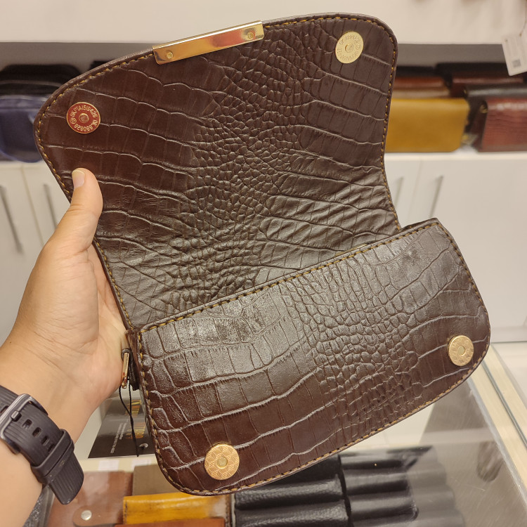 کیف زنانه مجلسی چرمی تاینی کروکو مدل C736