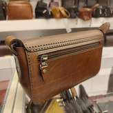 کیف زنانه چرمی دست دوز رودوشی کریزی هورس مدل C742
