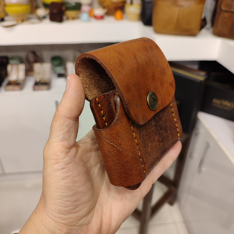 جاسیگاری چرمی دست ساز گاومیشی خاص مدل C758