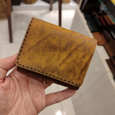 جاکارتی کیف پولی چرمی سه لتی دست دوز مدل C781