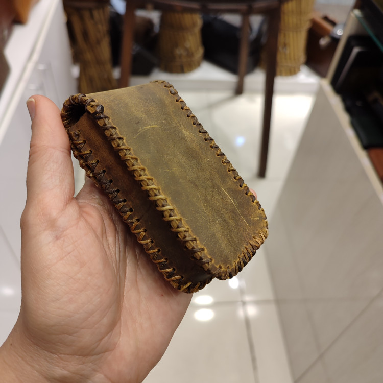 جاکارتی جاسیگاری چرمی دست دوز اعلا مدل 782