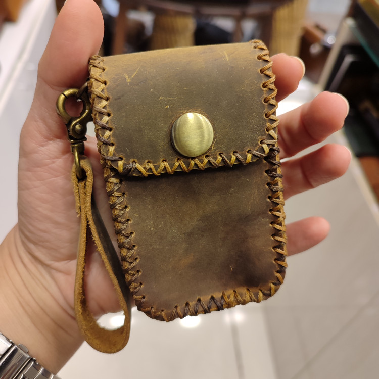 جاکارتی جاسیگاری چرمی دست دوز اعلا مدل 782