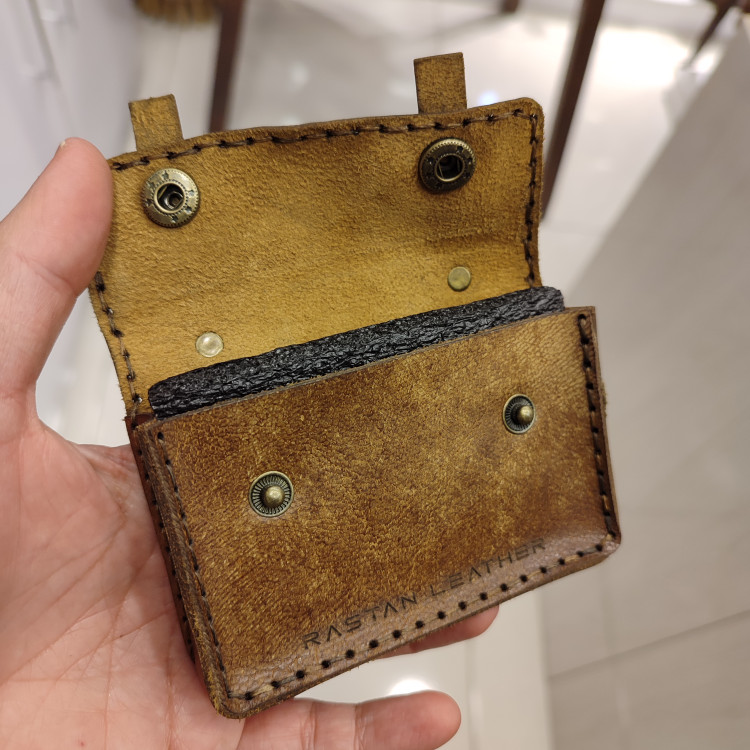 جاکارتی چرمی فانتزی دست دوز طرح کیف اداری مدل C784