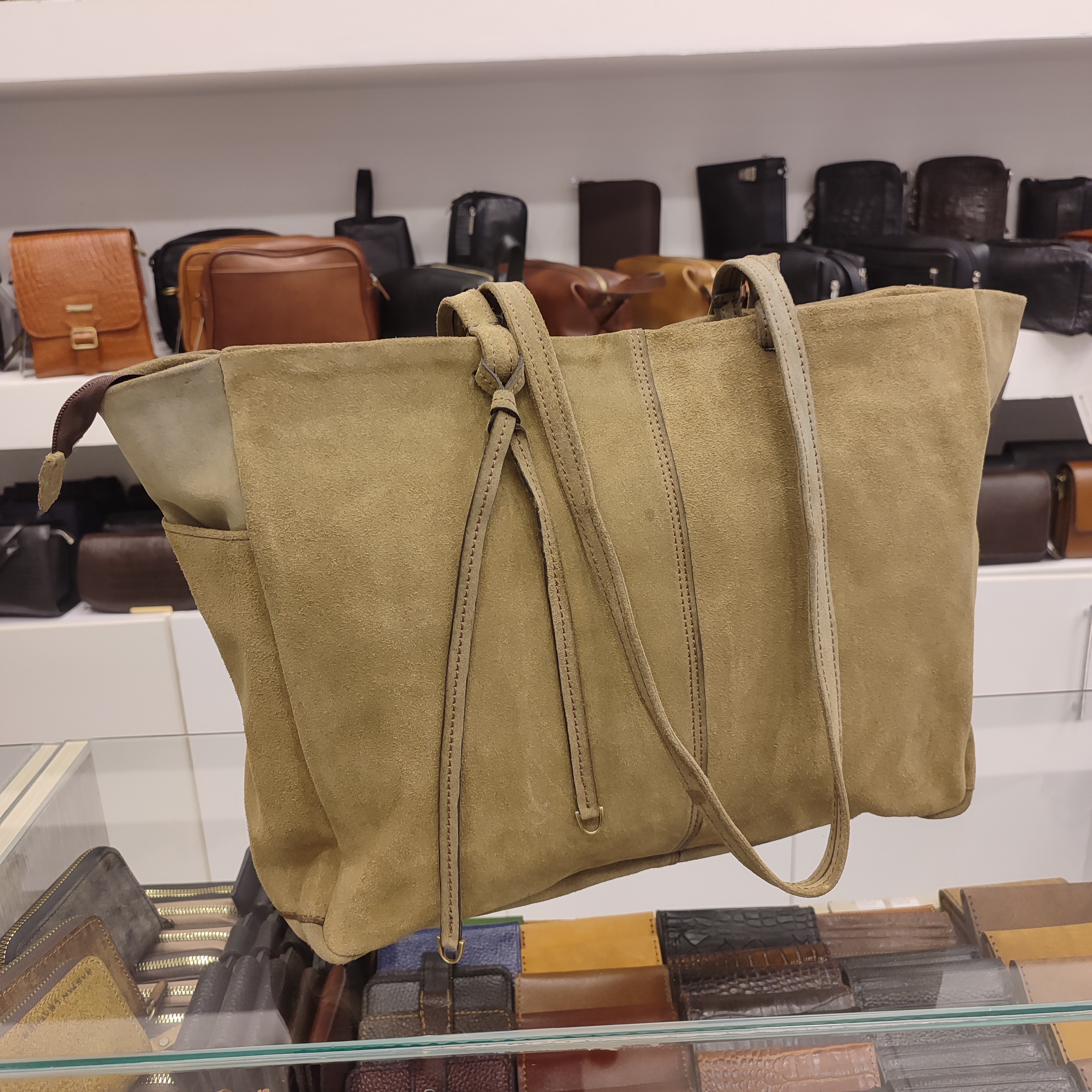 کیف زنانه بزرگ اشپالت چرمی مجلسی (توت بگ) اعلا مدل C788
