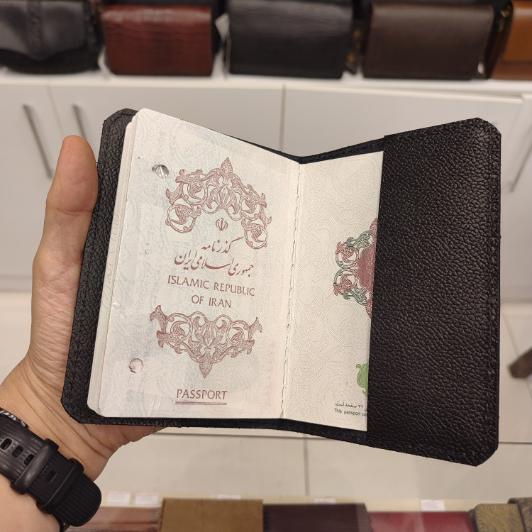 جلد پاسپورت و شناسنامه چرمی پرینچ اعلا مدل C792